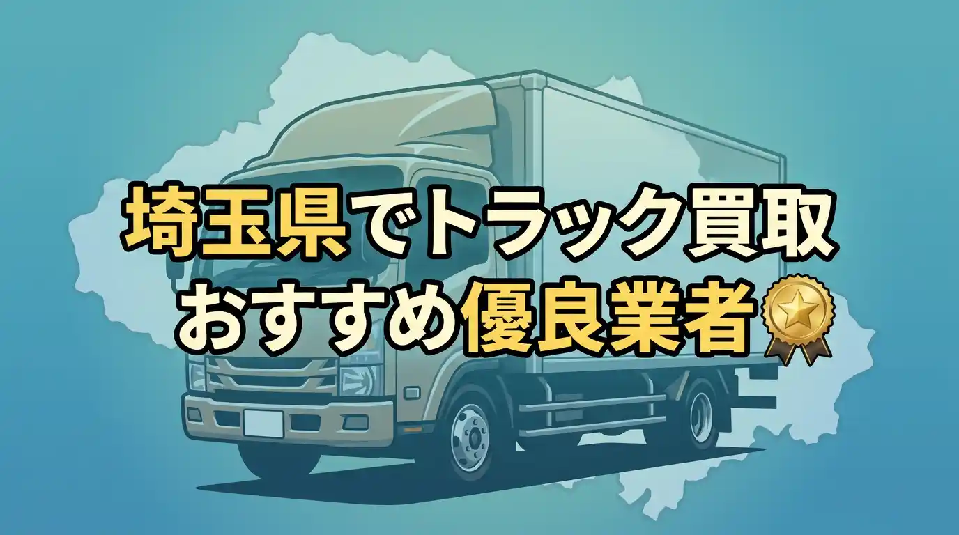 埼玉県でトラック買取おすすめ優良業者!最高値にするコツと失敗しない選び方
