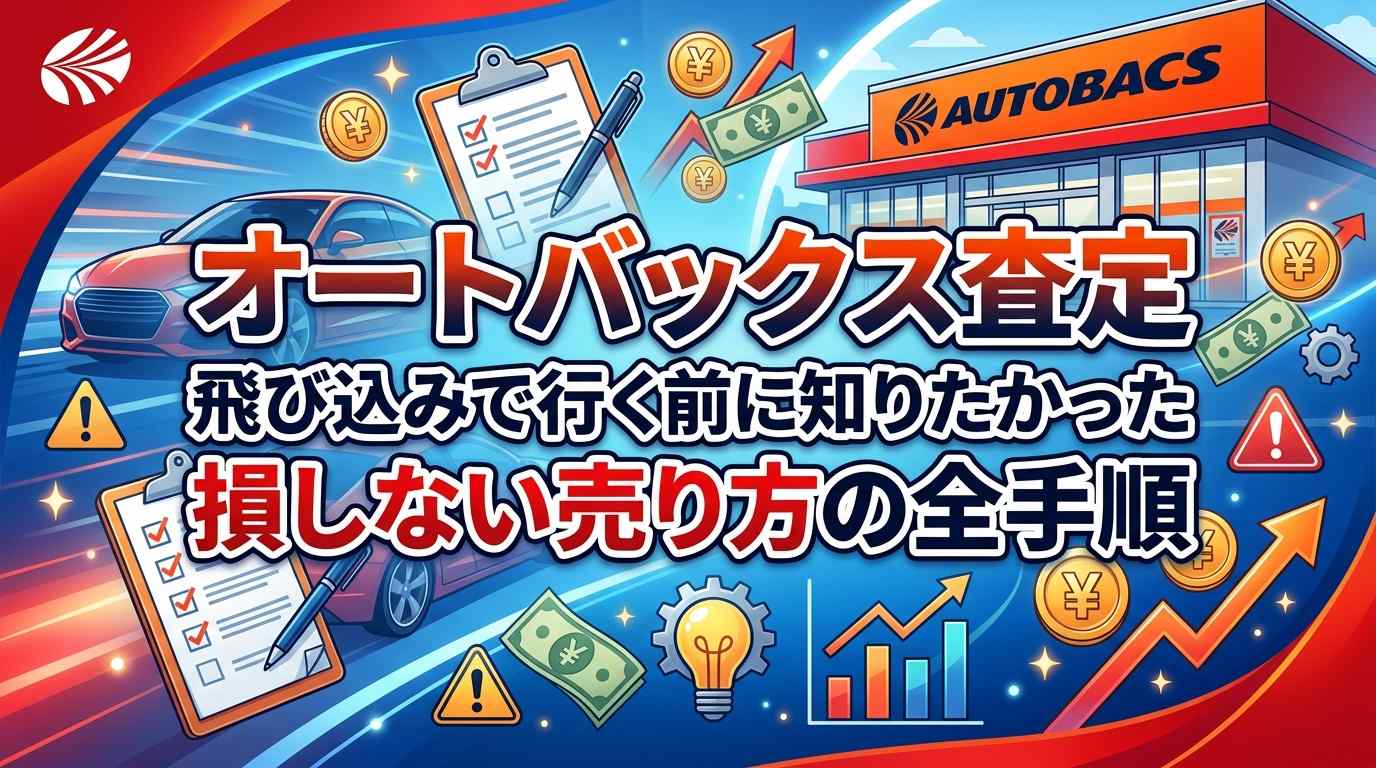 オートバックス査定に飛び込みで行く前に知りたかった！損しない売り方の全手順