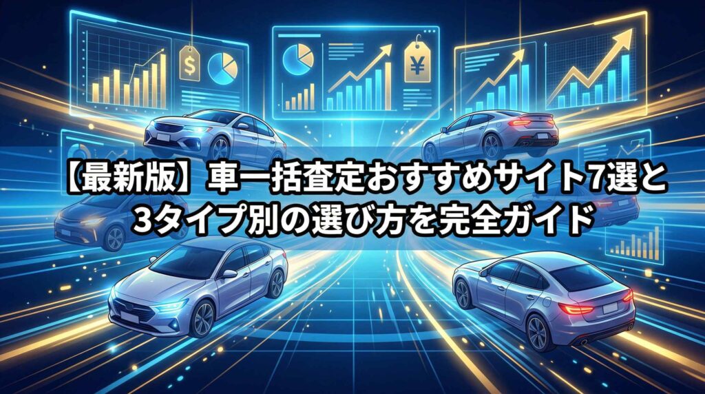 【最新版】車一括査定おすすめサイト7選と3タイプ別の選び方を完全ガイド