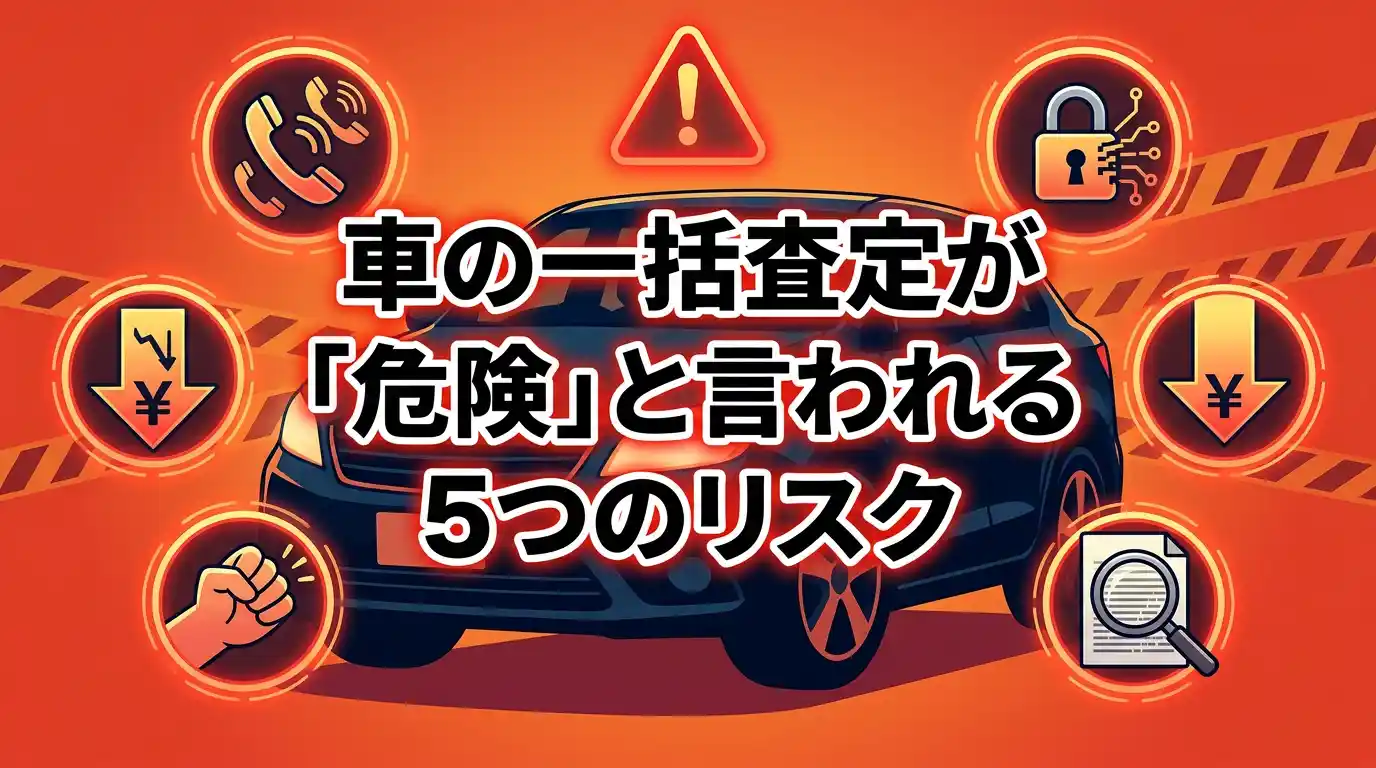 車の一括査定は本当に危険?よくある5つのリスクと賢く回避する方法
