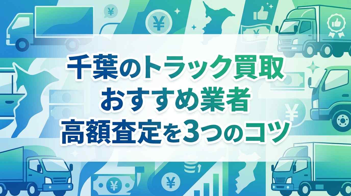 千葉のトラック買取おすすめ業者11選！高額査定を引き出す3つのコツ