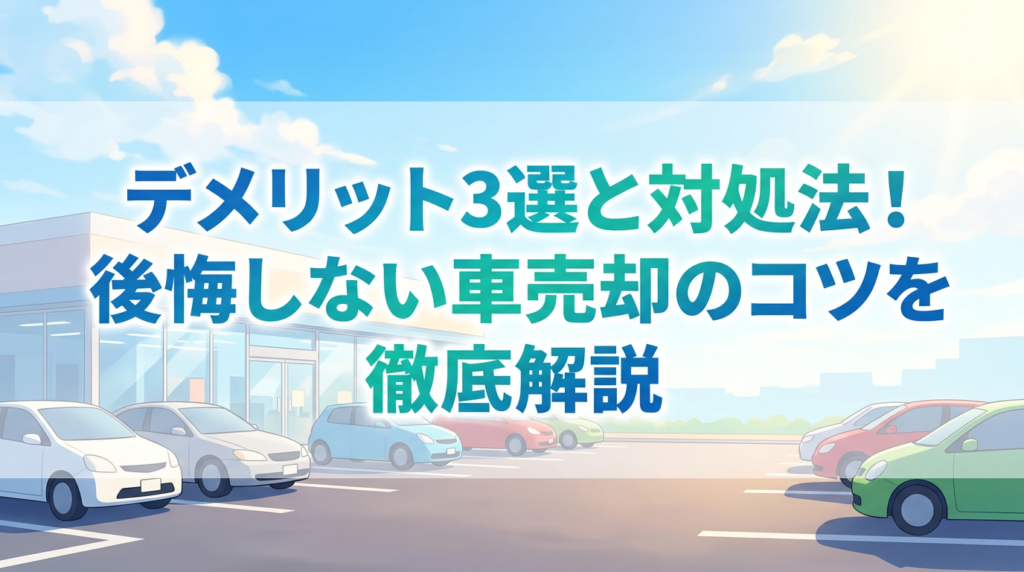 カーセブンのデメリット3選と対処法！後悔しない車売却のコツを徹底解説