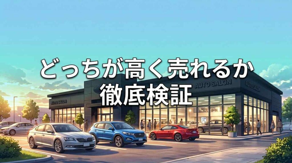 カーセンサーとガリバーを10項目で比較！どっちが高く売れるか徹底検証