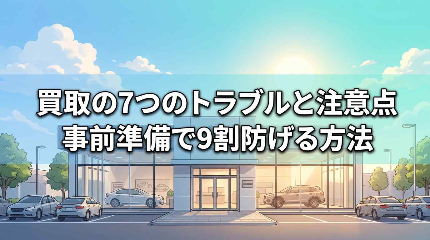 ガリバー買取の7つのトラブルと注意点！事前準備で9割防げる方法