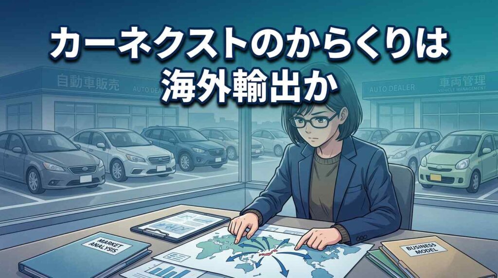 カーネクストのからくりは海外輸出？廃車・高年式で使い分ける3つの業者