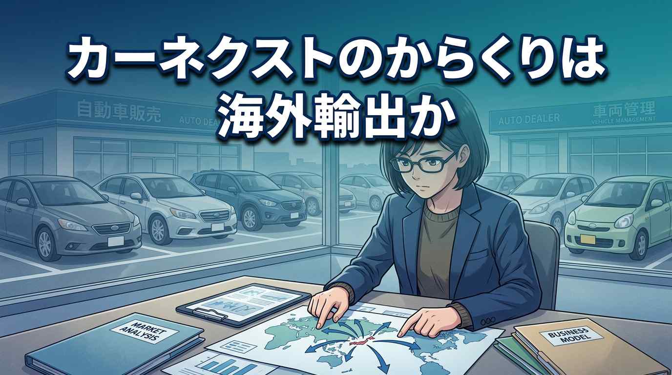 カーネクストのからくりは海外輸出?廃車・高年式で使い分ける3つの業者