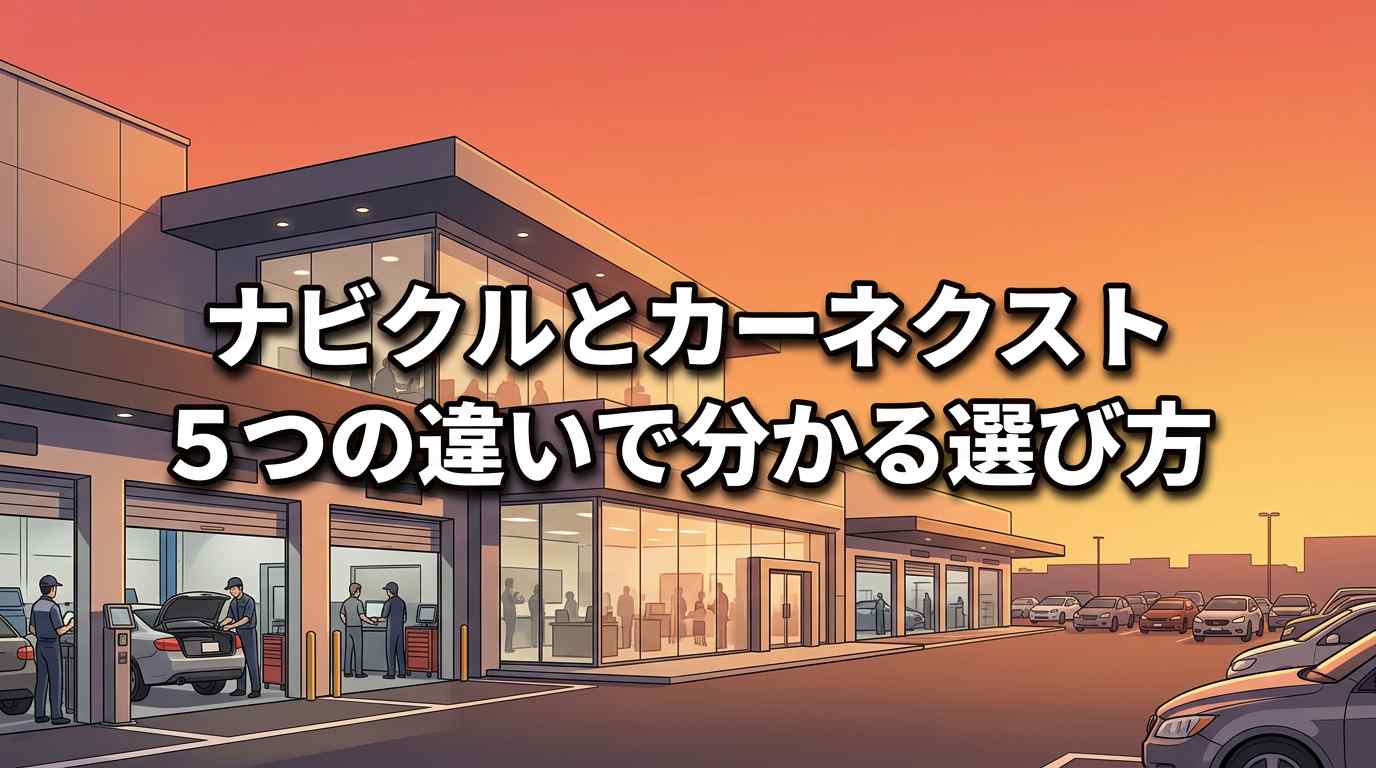【どっち？】ナビクルとカーネクストを比較！5つの違いで分かるあなたに合う選び方