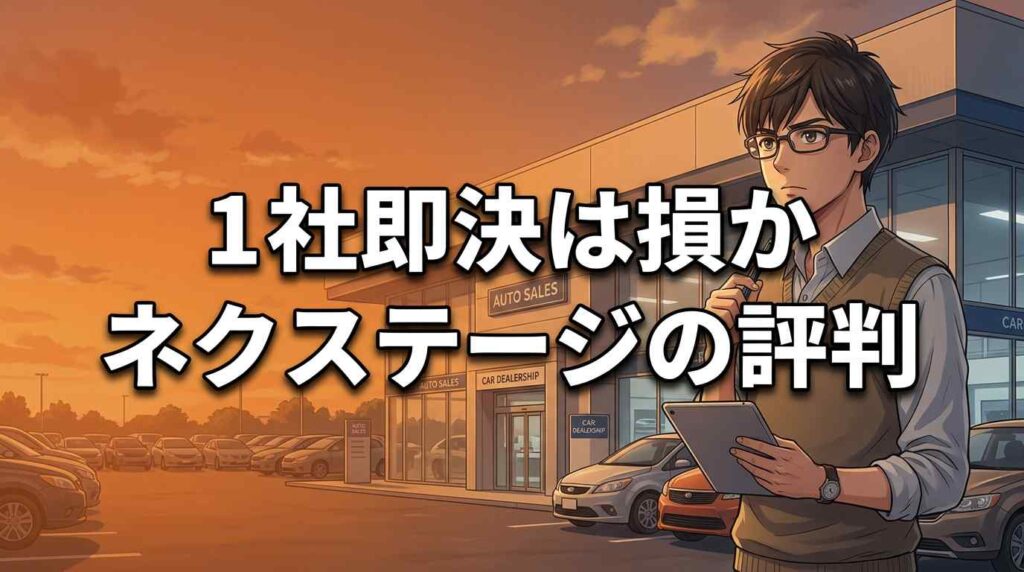 【1社即決は損？】ネクステージはやめた方がいい？知恵袋5つの真偽とおすすめ3社を紹介