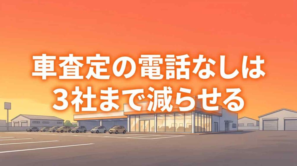 車査定の電話なしは3社まで減らせる！電話嫌いでも高く売れる5ステップを紹介