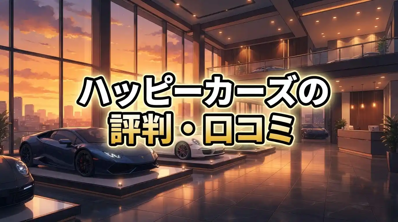 ハッピーカーズ買取の評判5つ！買取の落とし穴と相見積もりで高く売る3つのコツ
