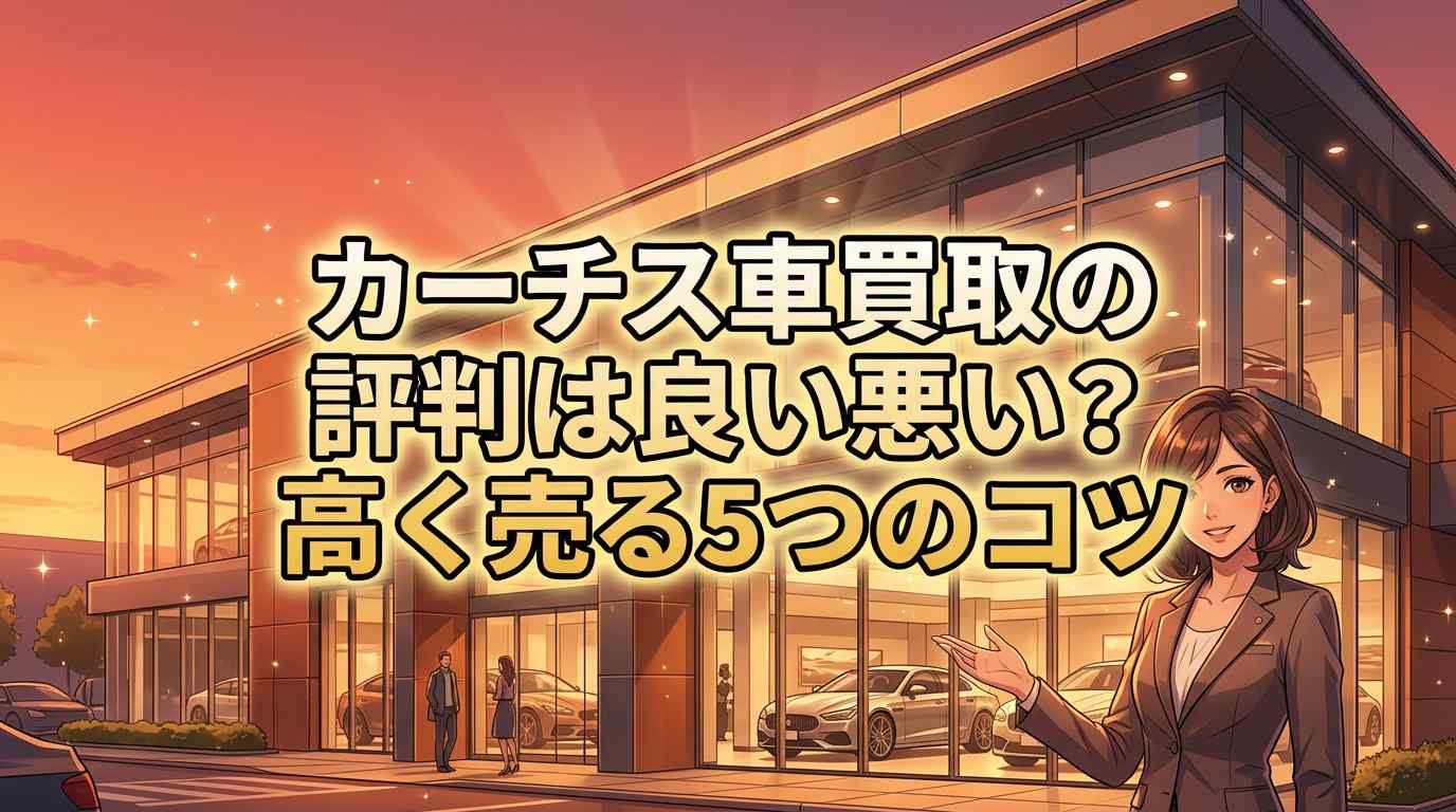 カーチス車買取の評判は良い・悪い？1社即決を避ける3つの判断軸と高く売る5つのコツ【やばい】