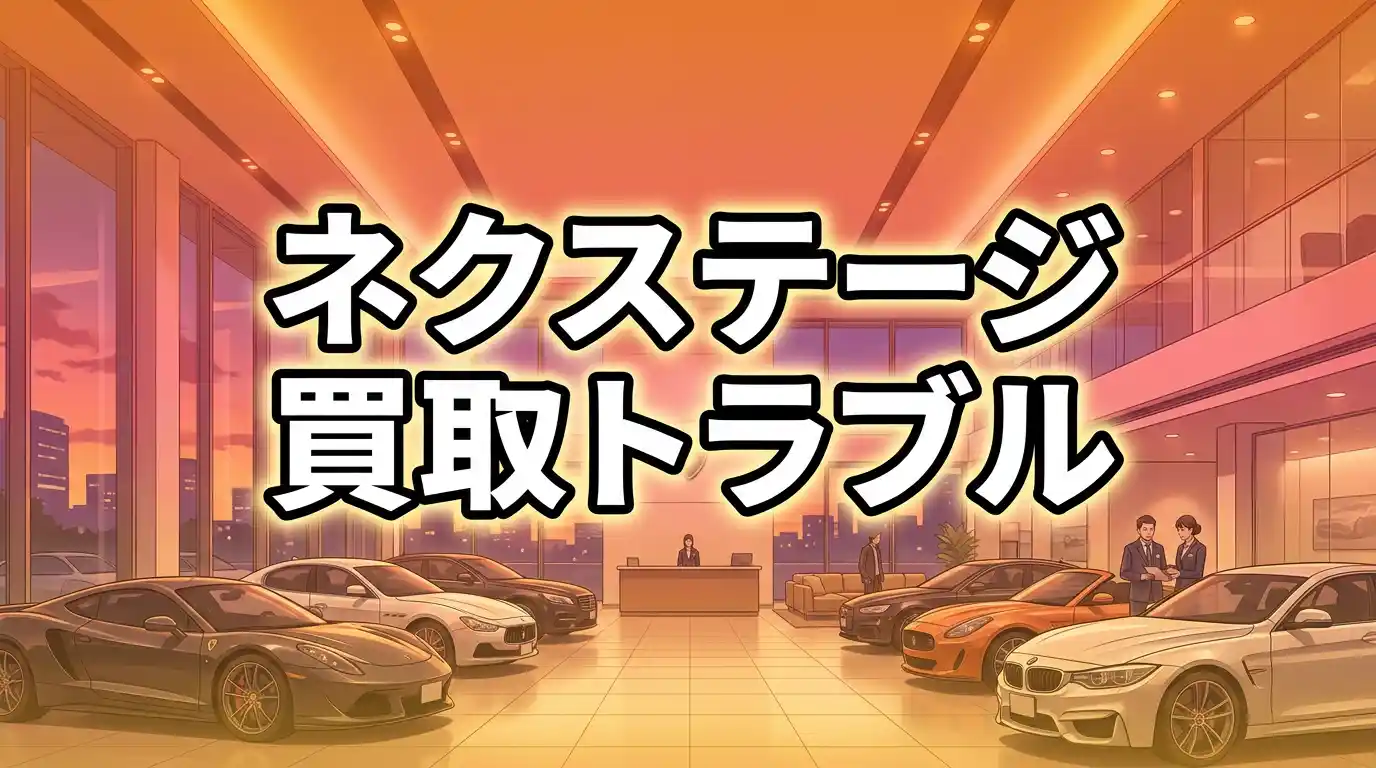 ネクステージ買取トラブル4つと回避3ステップ！正解は相見積もり