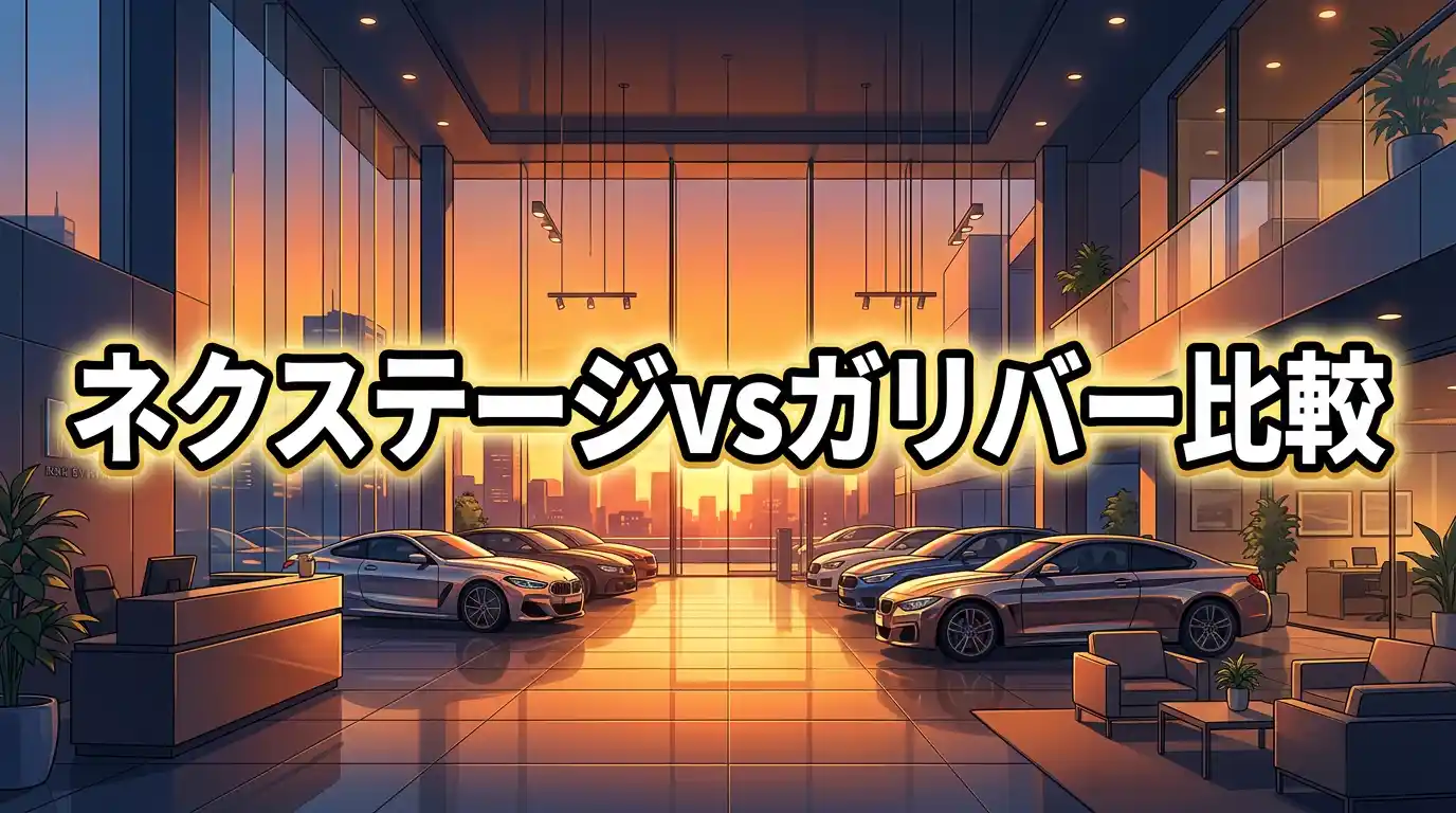【保存版】ネクステージとガリバーの違いを7つ比較！どっちで売るかは車種で決まる