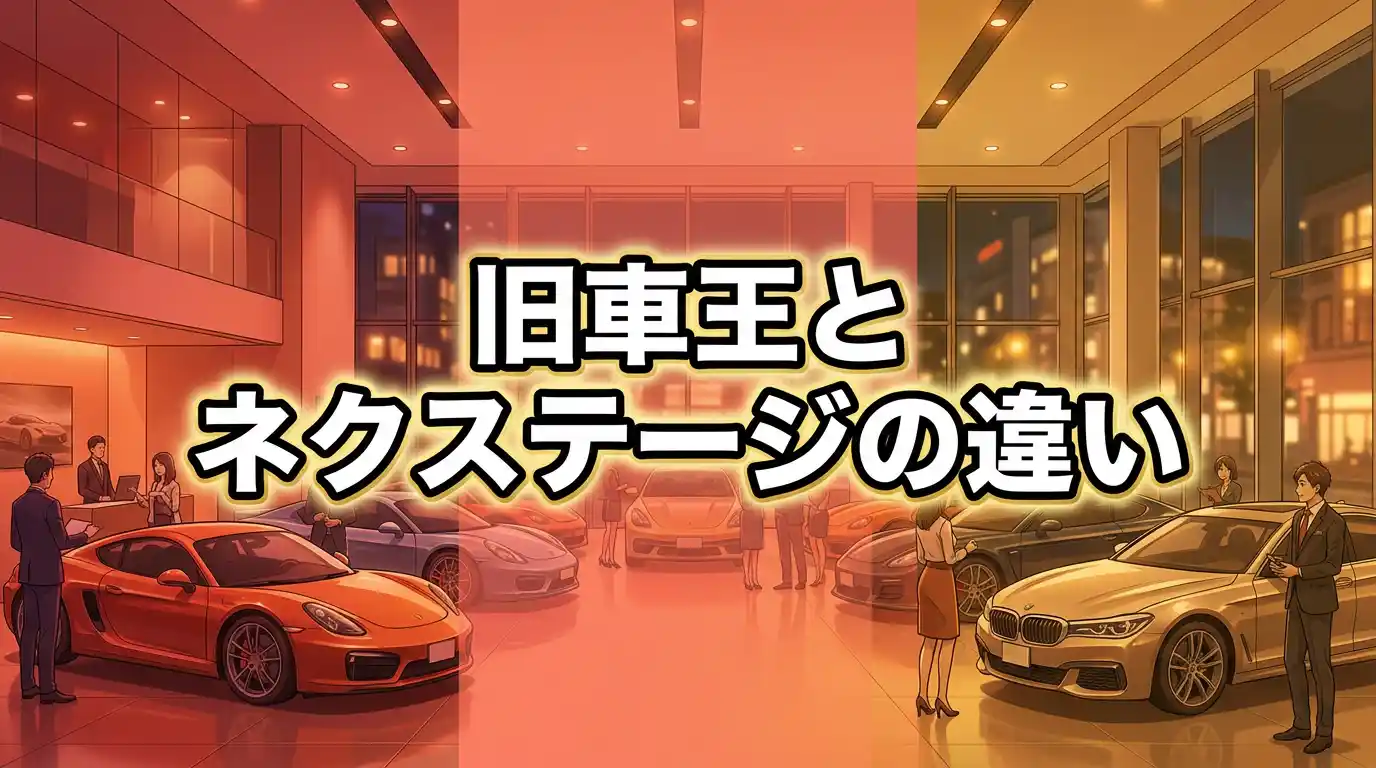 【徹底比較】旧車王とネクステージの違い7項目!自分に合うのはどっちか解説