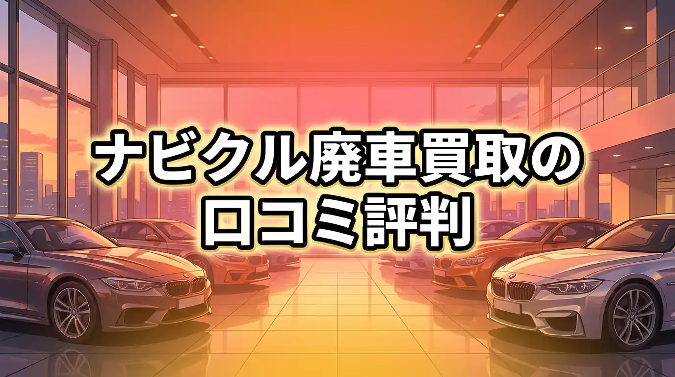 【注意点も】ナビクル廃車買取の口コミ・評判5選!キャンセル料と電話の実態を解説