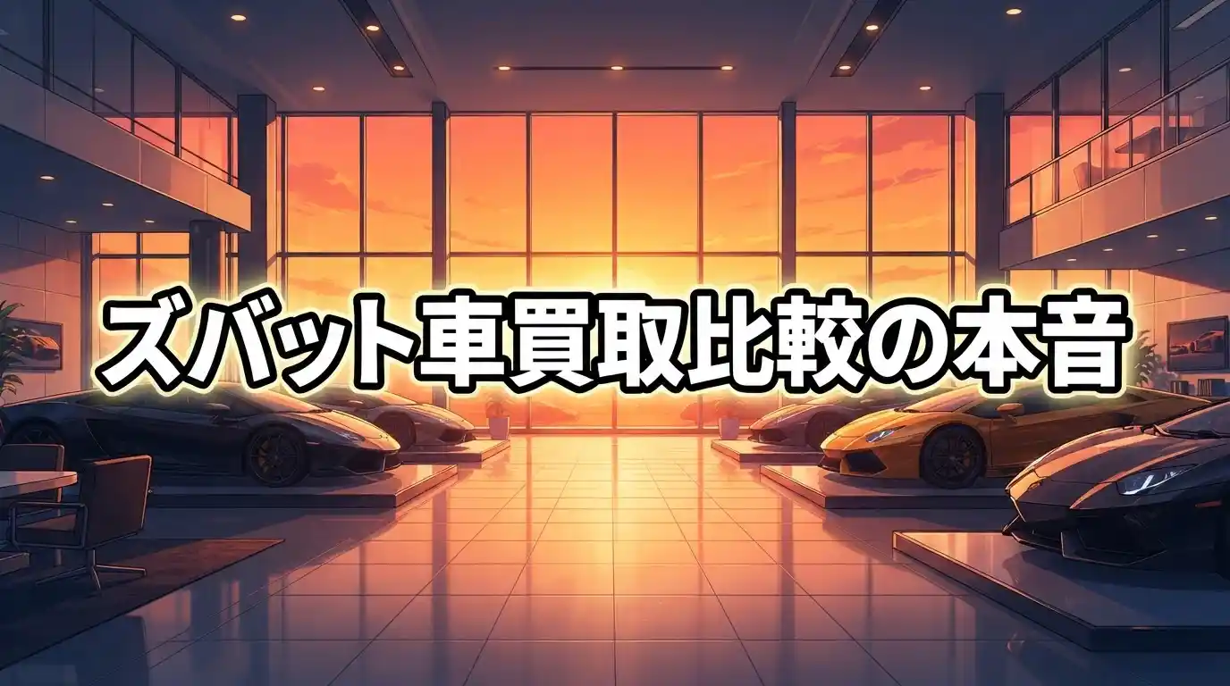 【本音】ズバット車買取比較の口コミを検証!評判・メリット・デメリットが3分で分かる