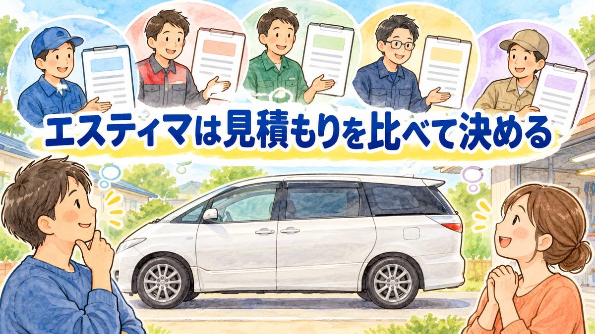 エスティマは見積もりを比べて決める