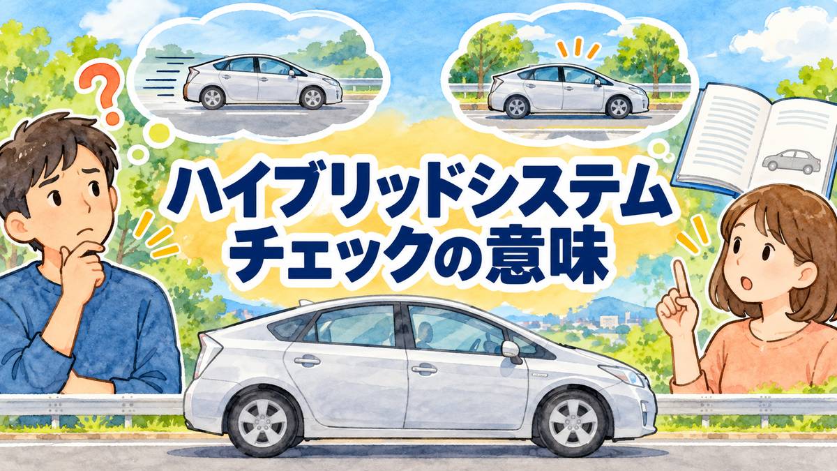 ハイブリッドシステムチェックの意味