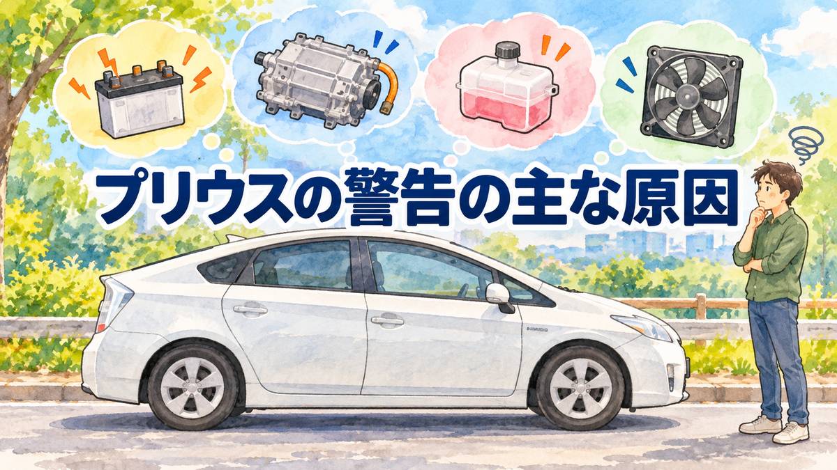 プリウスの警告の主な原因