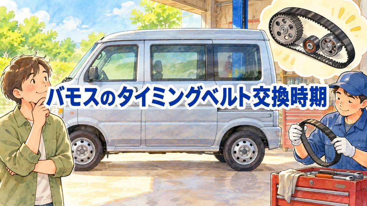 バモスのタイミングベルト交換時期