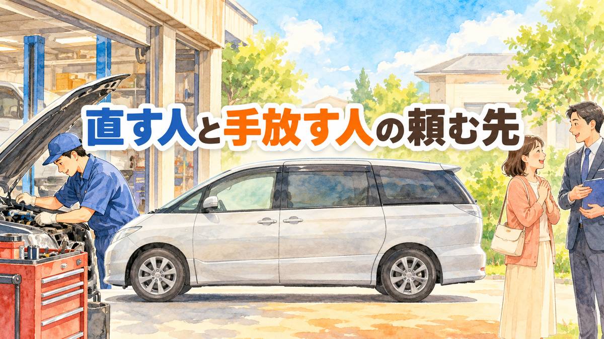 直す人と手放す人の頼む先