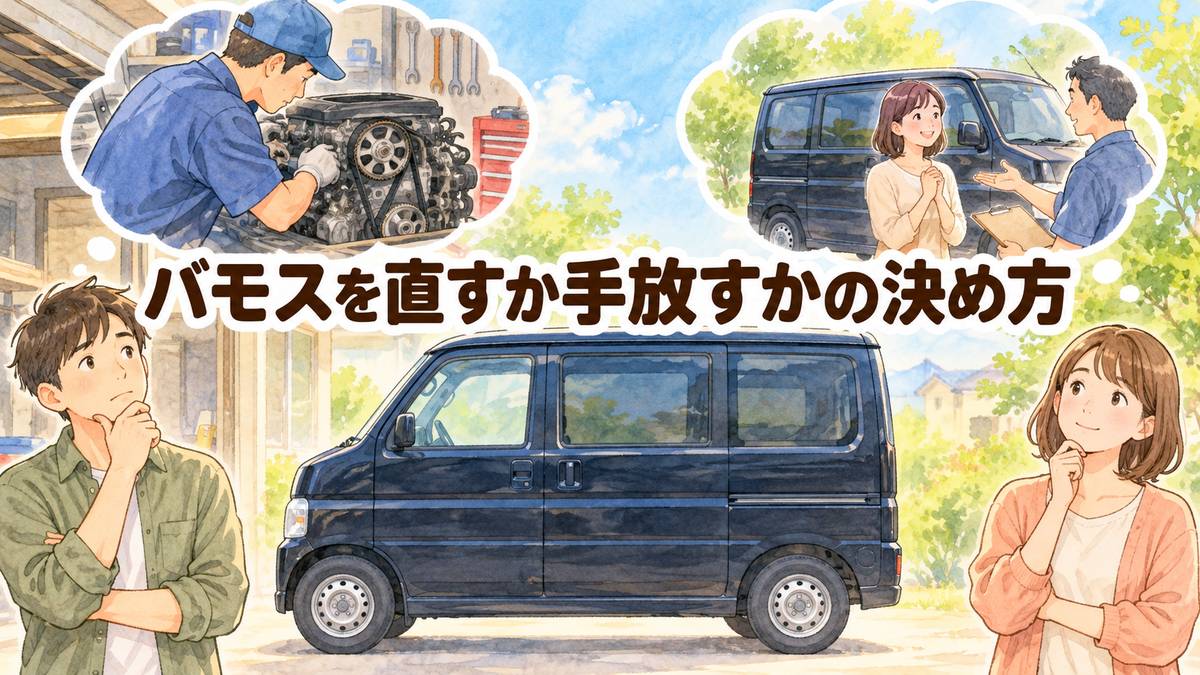 バモスを直すか手放すかの決め方