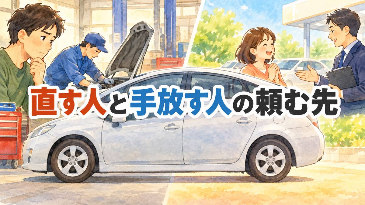 直す人と手放す人の頼む先