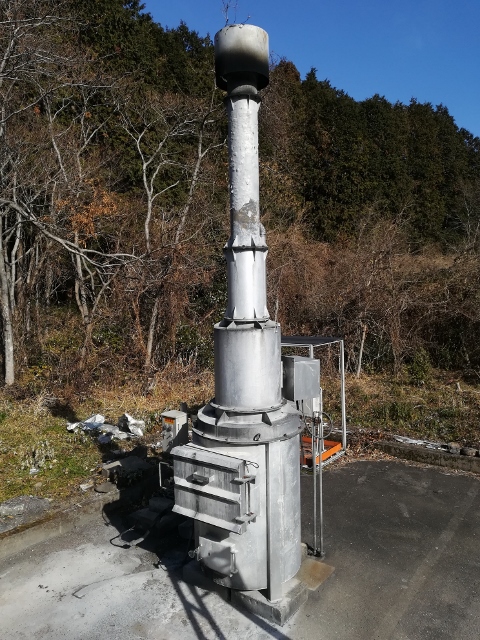 ミツワ東海 焼却能力0.49m^3/490リットル 大型焼却炉 電源100V CDM-500