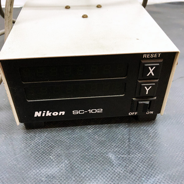 ニコン Nikon 測定顕微鏡＋2軸カウンターセット MEASURESCOPE10 SC-102 買取対応機器2