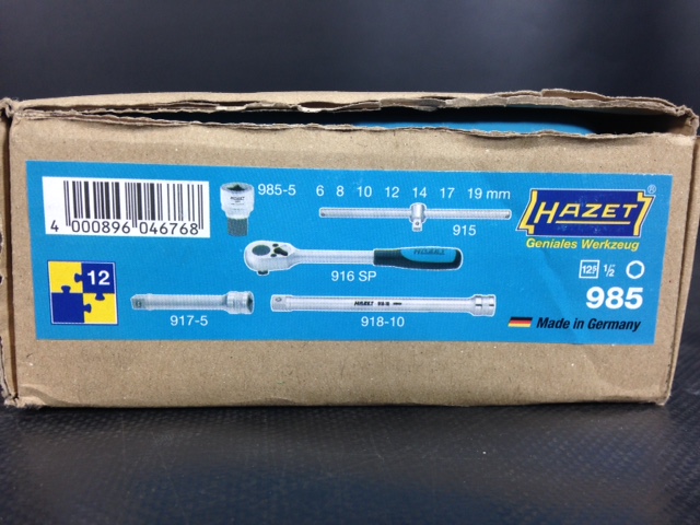 HAZET ハゼット　ヘキサゴンソケットレンチセット　差込角12.7mm 買取対応機器3