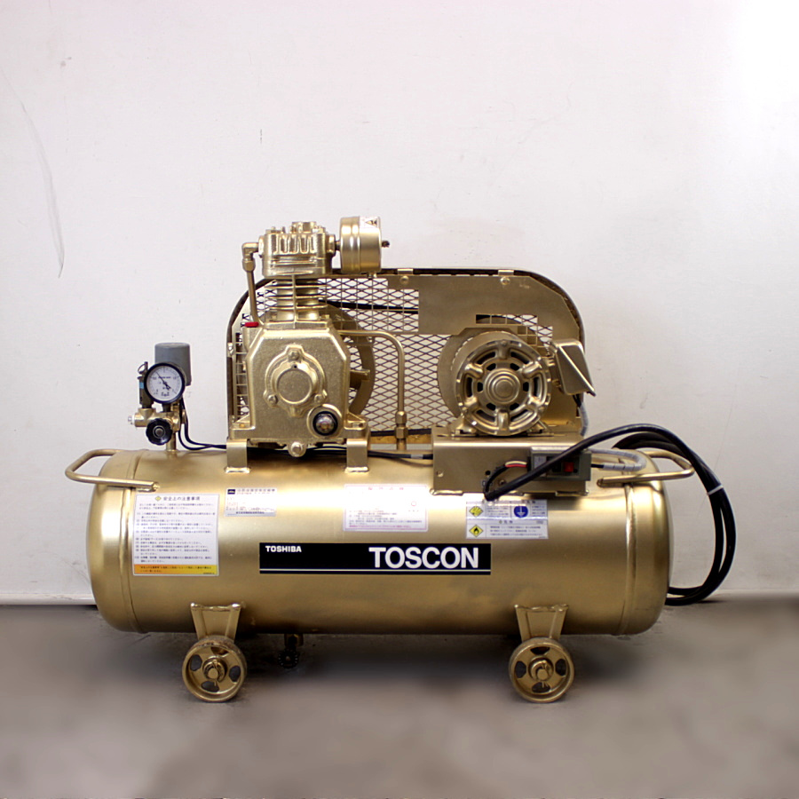 東芝 1馬力給油式レシプロコンプレッサー SP10D-7T1 買取対応機器