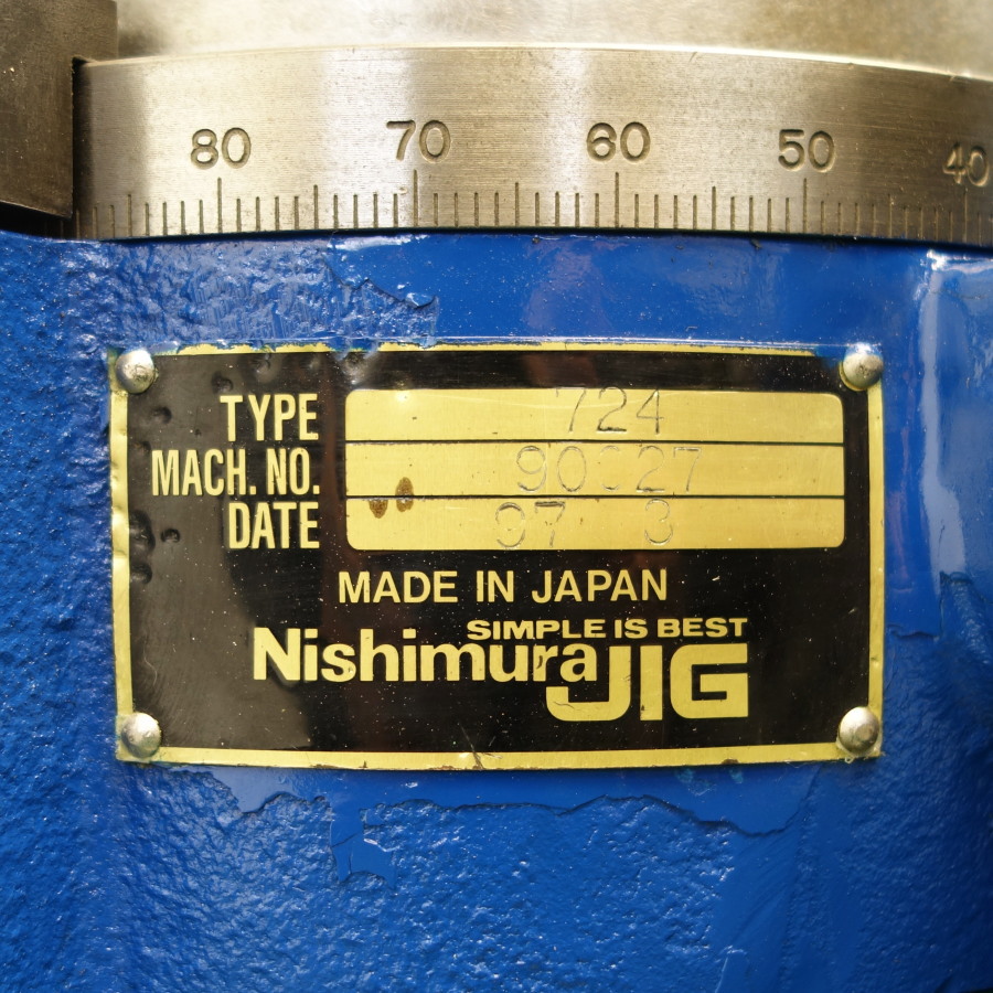 ニシムラジグ メリットデックス 割り出し盤付きドリルスタンド 24等分割 NJ-724 買取対応機器3