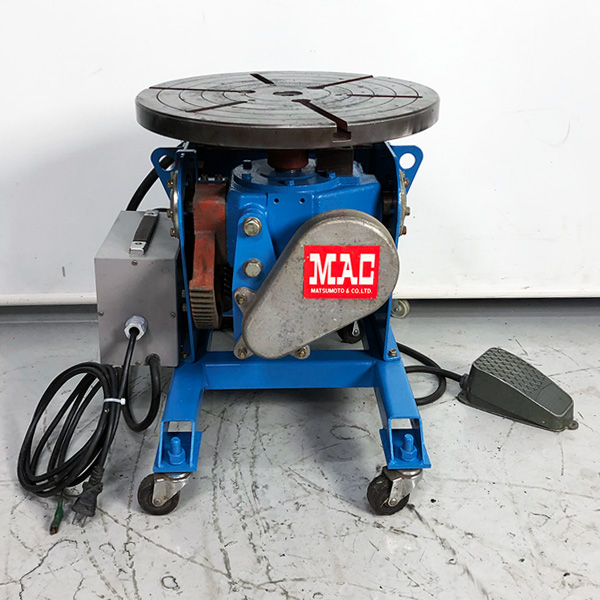 マツモト機械/MAC 小型ポジショナー 溶接用回転台 PS-2F 買取対応機器2
