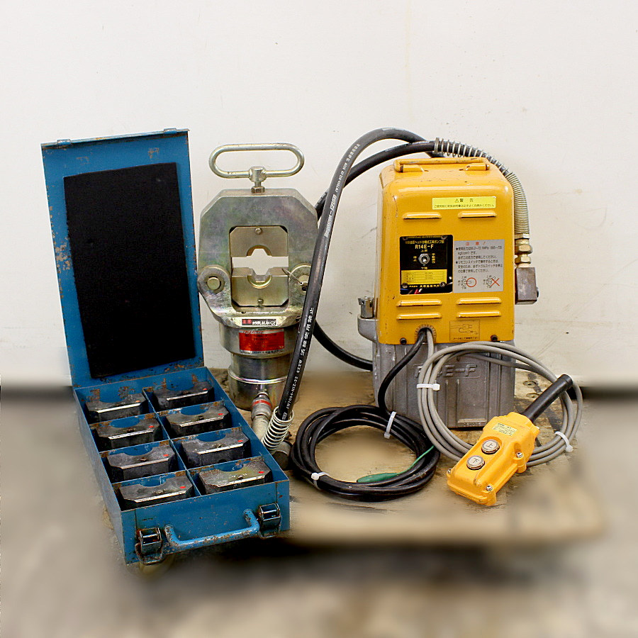 IZUMI/泉精器 油圧ヘッド分離式圧縮工具、電動油圧ポンプセット EP-520C R14E-F 買取対応機器1
