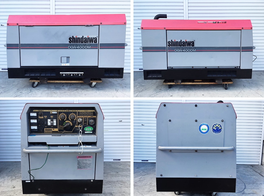 新ダイワ/shindaiwa ディーゼルエンジンウェルダー DGW400DM 買取対応機器2