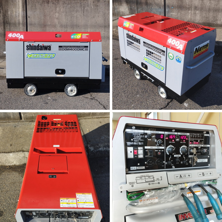 新ダイワ 発電付き溶接機 DGW400DMC-I 買取対応機器2