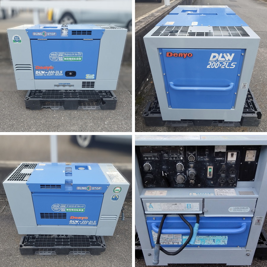 デンヨー エンジンウェルダー DLW-200×2LS 買取対応機器2